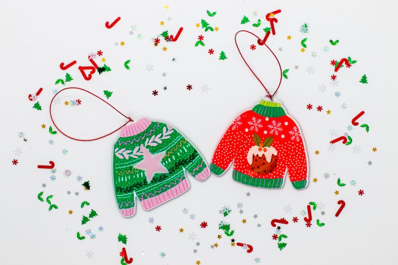 Cozy Sweater Ornaments